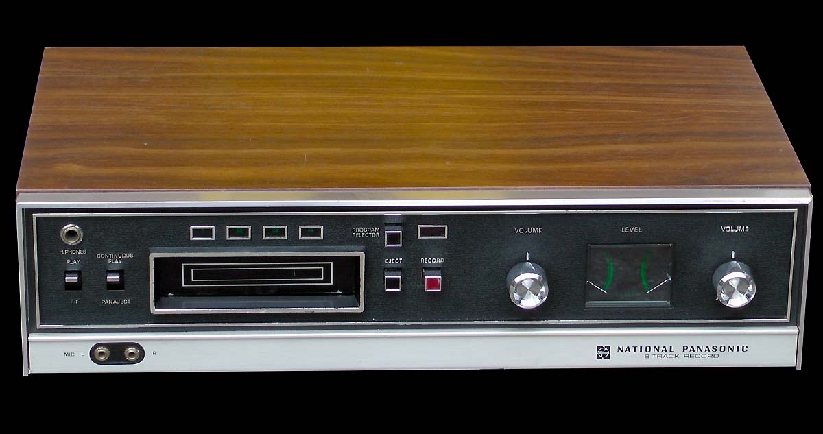 National Panasonic RS-806US eight track.